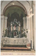 * T2/T3 1930 Deáki, Diakovce; Római Katolikus Templom Főoltára / Catholic Church, Main Altar, Interior (EK) - Ohne Zuordnung