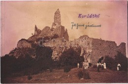 T2/T3 1911 Korlátkő, Czerova és Lészkó, Cerová; Korlátka Vára / Hrad / Castle. Photo (EK) - Ohne Zuordnung