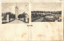 ** T3/T4 Kukló, Kuklov; Templom, Látkép / Church, General View (ragasztónyom / Glue Marks) - Ohne Zuordnung