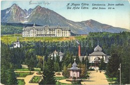 * T1/T2 Tátralomnic, Tatranská Lomnica (Magas Tátra, Vysoké Tatry); Palota Szálló / Hotel Palace - Unclassified