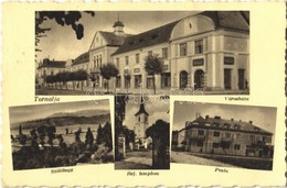 T2/T3 Tornalja, Tornaalja, Tornala; Városháza, Szőlőhegy, Református Templom, Posta / Town Hall, Calvinist Church, Post  - Ohne Zuordnung