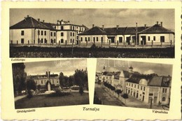T2 Tornalja, Tornaalja, Tornala; Laktanya, Városháza, Országzászló / Military Barrack, Town Hall, Hungarian Flag - Unclassified