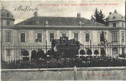 T4 1910 Zsitvaújfalu, Nová Ves Nad Zitavou; Gróf Nyáry Kálmán Főrendiházi Tag Kastélya / Castle (r) - Ohne Zuordnung
