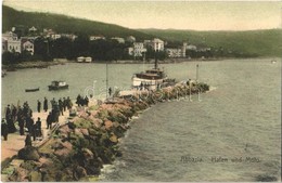 ** T1 Abbazia, Opatija; Hafen Und Molo / Port, Ship. A. Dietrich - Sin Clasificación