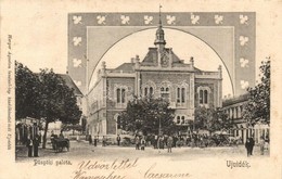 T2 1902 Újvidék, Novi Sad; Püspöki Palota, Piac / Bishop's Palace, Market. Art Nouveau - Ohne Zuordnung