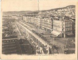 ** T2 Algiers, Alger; Vue Generale Des Boulevards Et De La Ville. Folding Panoramacard - Ohne Zuordnung