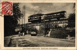 T2/T3 Stuttgart-Degerloch; Elektrische Zahnradbahn / Electric Cog Railway. TCV Card (EK) - Ohne Zuordnung