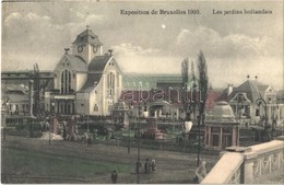 * T3 1910 Bruxelles, Brussels; Les Jardins Hollandais, Exposition / Dutch Garden (Rb) - Sin Clasificación