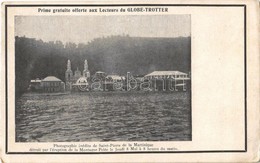 ** T2/T3 Saint-Pierre, Mont Pelée, Photographie Inédite De Saint Pierre De La Martinique Détruit Par L'éruption De La Mo - Ohne Zuordnung