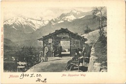 T2 1900 Merano, Meran (Südtirol); Am Tappeiner Weg / Mountain Road, Rest House - Ohne Zuordnung