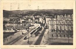 T2/T3 1929 Trieste, Trieszt, Riva 3 Novembre / Port - Ohne Zuordnung