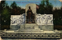 T3 Trieste, Monumento Imperatrice Elisabetta / Statue Of Empress Elisabeth Of Austria (Sisi) (small Tear) - Ohne Zuordnung
