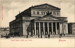 ** T1/T2 Moscow, Moscou; Grand Theatre Par Cavos / Bolshoi Theatre - Sin Clasificación