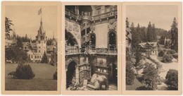 ** Sinaia, Castel Peles / Castle - 6 Pre-1945 Unused Postcards - Unclassified