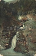 T2/T3 1911 Soveja, Szovezsa (Foksány, Focsani); Cascada Putnei / Vízesés / Waterfall (EB) - Ohne Zuordnung
