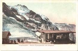 ** T2 Jungfraubahn, Station Eigergletscher Mit Jungfrau / Railway Station And Restaurant - Ohne Zuordnung