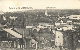 T2/T3 Kitsman, Kotzmann, Totalansicht / General View + "K.u. K. Militarzensur Czernowitz" Cancellation (EK) - Sin Clasificación