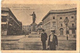 T2/T3 Odessa, Odesa; Monument Au Duc De Richelieu + "Bahnhofs-KOmmando "Odessa" HP I. BHF" (EK) - Unclassified
