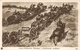 ** T2/T3 Anfahrende Artillerie / WWI German Artillery S: Anton Hoffmann (EK) - Ohne Zuordnung