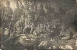 * T2/T3 Osztrák-magyar Katonák Olasz Hadifogságban / WWI Austro-Hungarian K.u.K. POWs (prisoners Of War) In Italy. Photo - Ohne Zuordnung