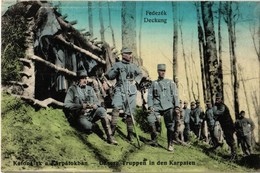 ** T1/T2 Fedezék, Katonáink A Kárpátokban / Deckung, Unsere Truppen In Den Karpaten / K.u.K. (Austro-Hungarian) Military - Sin Clasificación