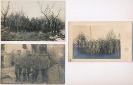 **, * 6 Db Első Világháborús Német Katonai Fotó Képeslap, Katonák Csoportképei / 6 WWI German Military Photo Postcards W - Sin Clasificación