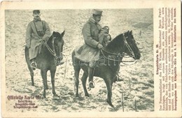 T2/T3 1915 Kriegsbildkarte Nr. 36. Der Personaladjutant Des FZM. Wurm, Oberleutnant Baron Pawel-Ramingen, Bringt Mit Sei - Sin Clasificación