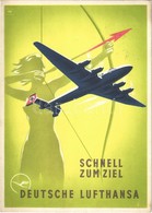 T2 1940 Deutsche Lufthansa - Schnell Zum Ziel / German Airline Advertisement - Sin Clasificación