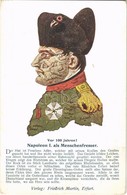 ** T2/T3 Napoleon I. Als Menschenfresser. Vor 100 Jahren! / Bizarre Optical Illusion Art Postcard. Kunstverlag Lev Stain - Ohne Zuordnung