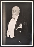 Procopius Béla (1868-1945) Numizmatikus, Athéni Nagykövet Fotója Kitüntetésekkel 1942-ből (176x127mm) / Photo Of Béla Pr - Unclassified