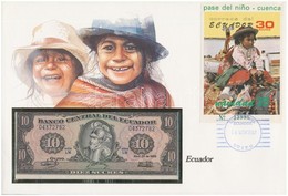 Ecuador 1986. 10S Felbélyegzett Borítékban, Bélyegzéssel T:I  Ecuador 1986. 10 Sucres In Envelope With Stamp And Cancell - Non Classés