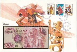 Ghána 1978. 10C Felbélyegzett Borítékban, Bélyegzéssel T:I 	 Ghana 1978. 10 Cedis In Envelope With Stamp And Cancellatio - Ohne Zuordnung