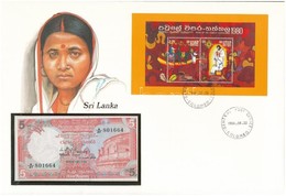 Srí Lanka 1982. 5R Borítékban, Alkalmi Bélyeggel és Bélyegzéssel T:I Sri Lanka 1982. 5 Rupees In Envelope With Stamps An - Ohne Zuordnung