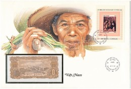 Vietnam 1976. 1D Felbélyegzett Borítékban, Bélyegzéssel T:I  Vietnam 1976. 1 Dong In Envelope With Stamp And Cancellatio - Non Classés