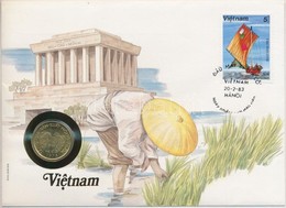 Vietnám 1974. 10D, Felbélyegzett Borítékban, Bélyegzéssel, Német Nyelvű Leírással T:1  Vietnam 1974. 10 Dong In Envelope - Ohne Zuordnung