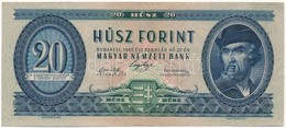 1947. 20Ft "C158 090409" Sorszámmal T:III Hungary 1947. 20 Forint With "C158 090409" Serial Number C:F  Adamo F9 - Ohne Zuordnung