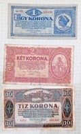 Vegyes 7db-os Korona-pengő-forint Tétel Berakóban T:vegyes - Unclassified