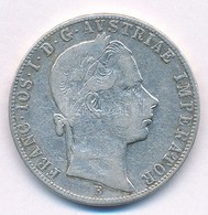 1859B 1Fl Ag "Ferenc József" T:2-  Hungary 1859B 1 Florin Ag "Franz Joseph" C:VF  Adamo M14 - Sin Clasificación