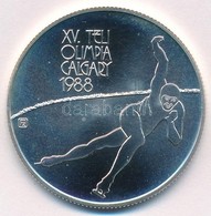 1986. 500Ft Ag "XV. Téli Olimpia Calgary 1988" Kapszulában T:BU Adamo EM98 - Ohne Zuordnung