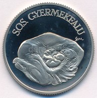 1990. 100Ft Cu-Ni "SOS Gyermekfalu" Kapszulában T:1(PP)  Adamo EM117 - Ohne Zuordnung