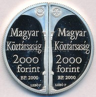 2000. 2000Ft Ag "Lórántffy Zsuzsanna / Sárospatak" (2xklf) Tanúsítvánnyal T:PP Fo.  Hungary 2000. 2000 Forint Ag "Zsuzsa - Ohne Zuordnung