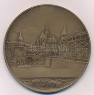 Berán Lajos (1883-1943) 1931."Budapesti Emlék" Kétoldalas, Vert Br Emlékérem (79mm) T:1,1- - Ohne Zuordnung