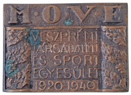 1940. "MOVE (Magyar Országos Véderő Egylet) - Veszprémi Társadalmi és Sport Egyesület 1920-1940" Br Sport Emlékplakett ( - Sin Clasificación