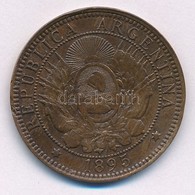 Argentina 1895. 10c Br T:2- ü. Argentina 1895. 10 Centavos Br C:VF Ding Krause KM#33 - Ohne Zuordnung