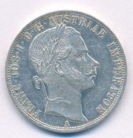 Ausztria 1860A 1Fl Ag "Ferenc József" T:1- Apró Ph. Austria 1860A 1 Florin Ag "Franz Joseph" C:AU Tiny Edge Error Krause - Ohne Zuordnung