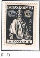 Congo, 1914, # 100 Dent. 15x14, (I-I), MH - Congo Portugais