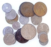 Mongólia Vegyes 26db-os érme Tétel, Benne 1925. 1T Ag és 1925. 5m Cu T:vegyes Mongolia Mixed 26pcs Of Coins Lot, Includi - Ohne Zuordnung