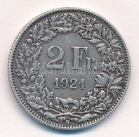 Svájc 1921. 2Fr Ag T:2- Switzerland 1921. 2 Francs Ag C:VF Krause KM#21 - Ohne Zuordnung