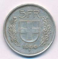Svájc 1966B 5Fr Ag T:2 Switzerland 1966B 5 Francs Ag C:XF Krause KM#40 - Ohne Zuordnung