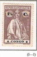 Congo, 1914, # 102 Dent. 15x14, (I-I), MH - Portuguese Congo